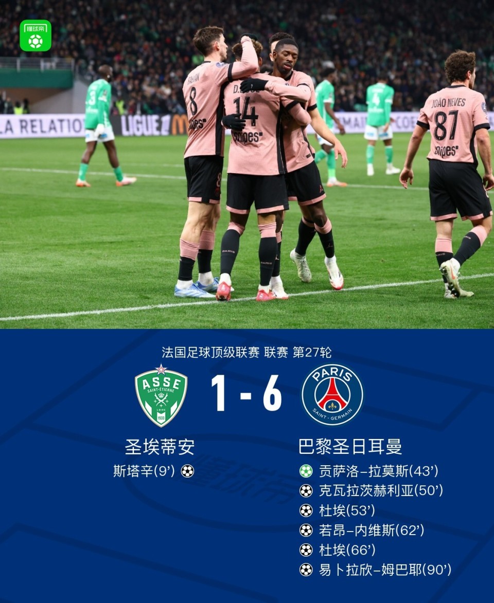 DB gaming-圣埃蒂安主场压胜，连续积分上竞争