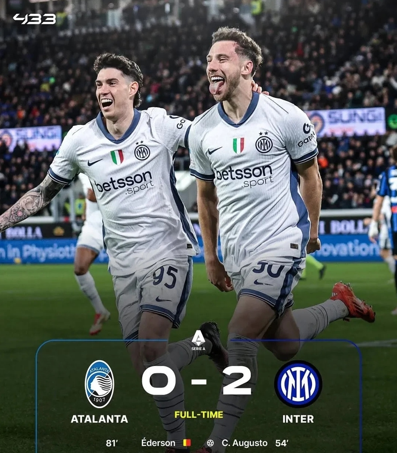 国米击败罗马,那不勒斯客场失利 国米击败罗马,那不勒斯客场失利